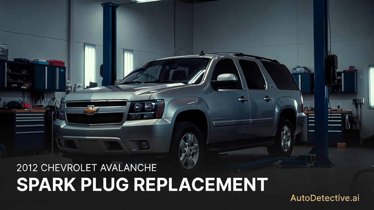 2012 Chevrolet Avalanche - Spark plug replacement maintenance