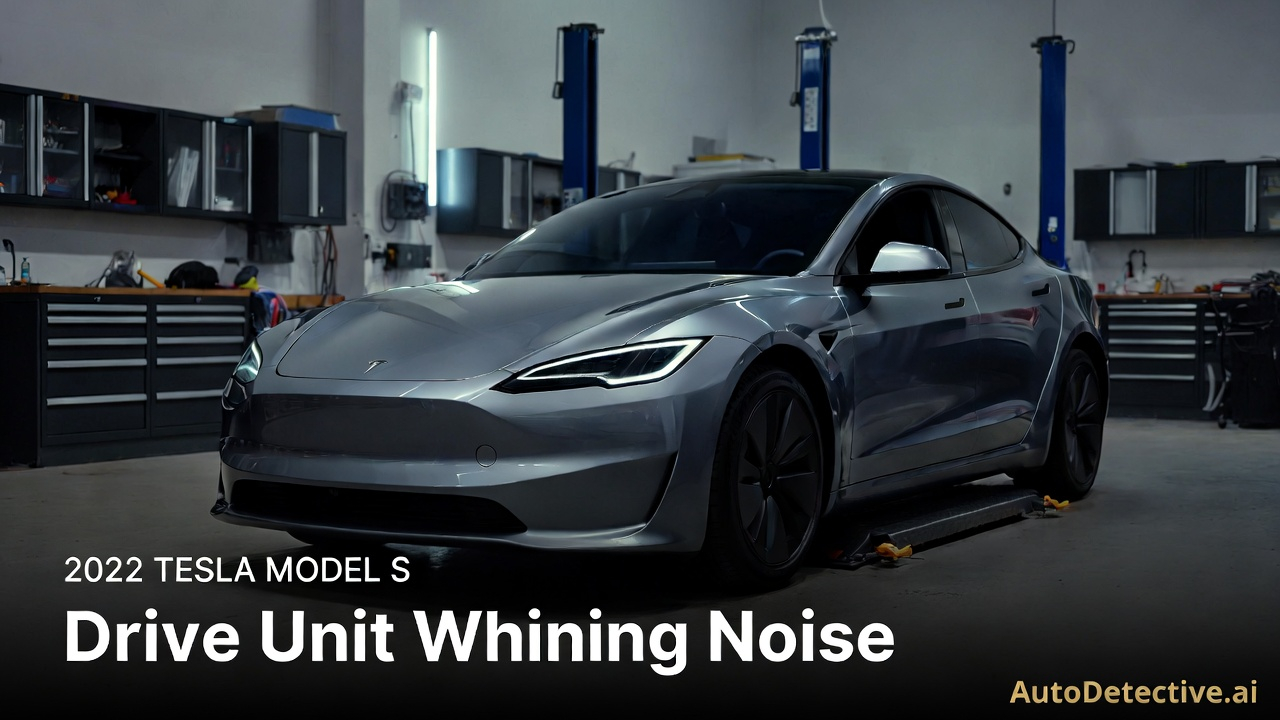 2022 Tesla Model S - Drive unit whining noise