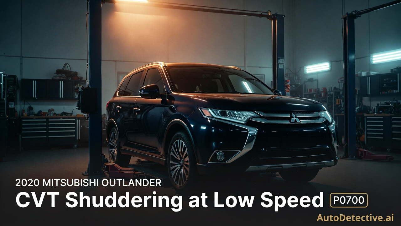 2020 Mitsubishi Outlander - CVT shuddering at low speed