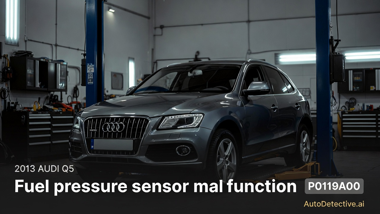 2013 Audi Q5 - Fuel pressure sensor malfunction